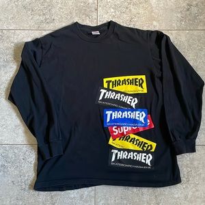Supreme multi-logo Thrasher Tee